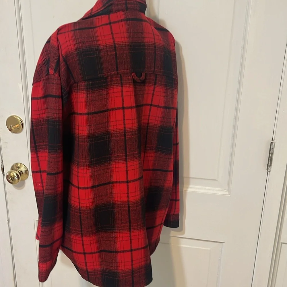 Plaid “Shacket” - Picture 3 of 4